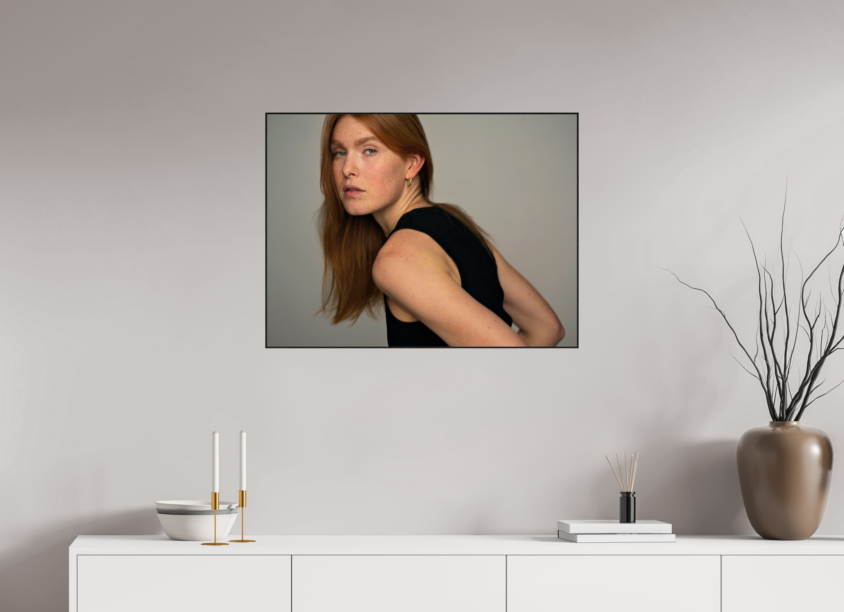 80 x 60 cm, Farbig Acrylglas glänzend Fabia 3 Col