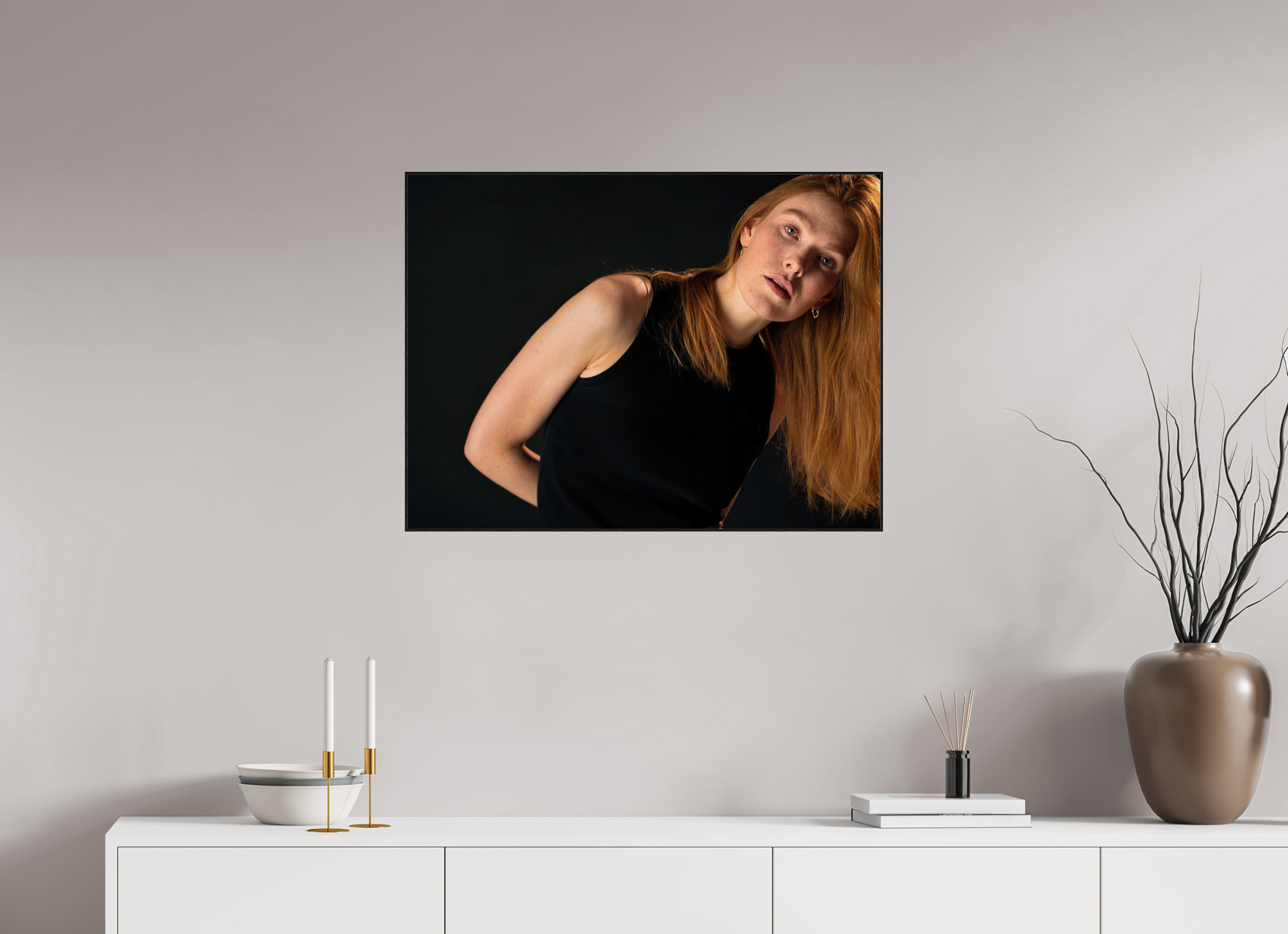 80 x 60 cm, Farbig Acrylglas glänzend Fabia 2 Col