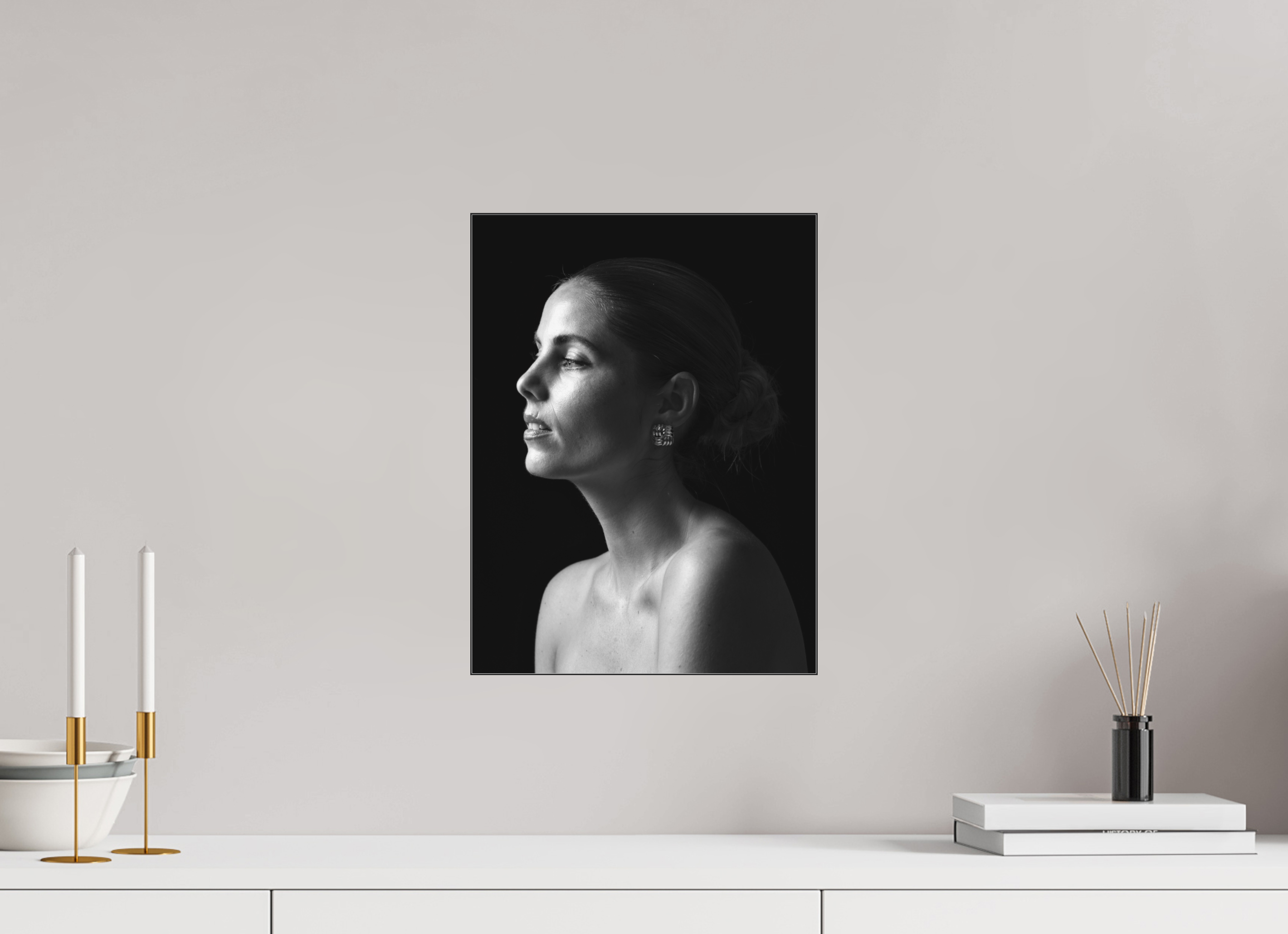 30 x 40 cm, SW Acrylglas matt 2025 06 22 Nadine Portrait Paission PiGruber 7